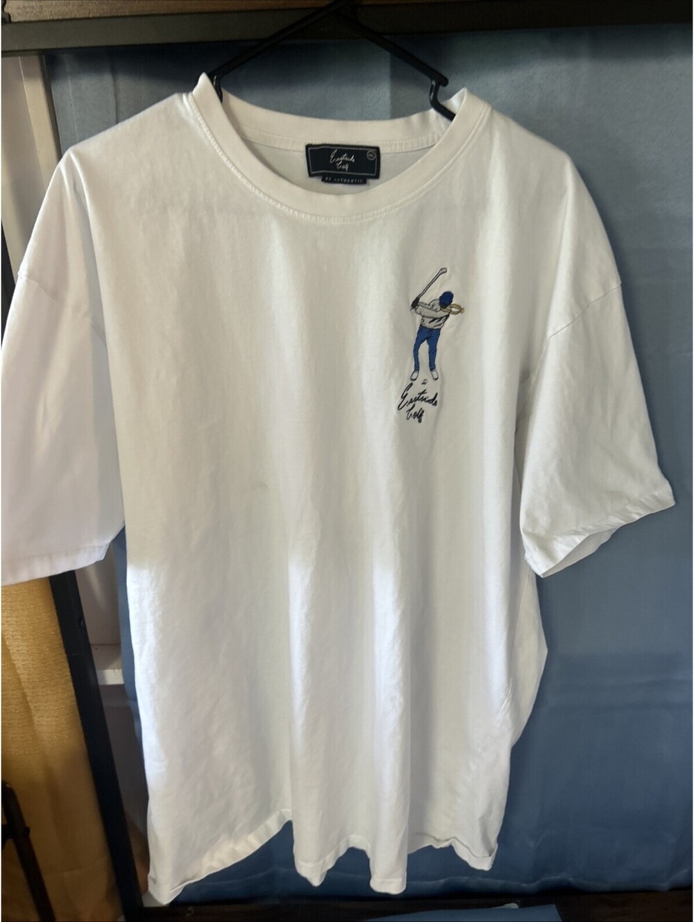 Eastside Golf Embroidered Logo White T-shirt - Size XL Read Description